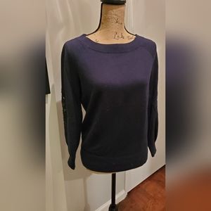 Lacework detail sweater